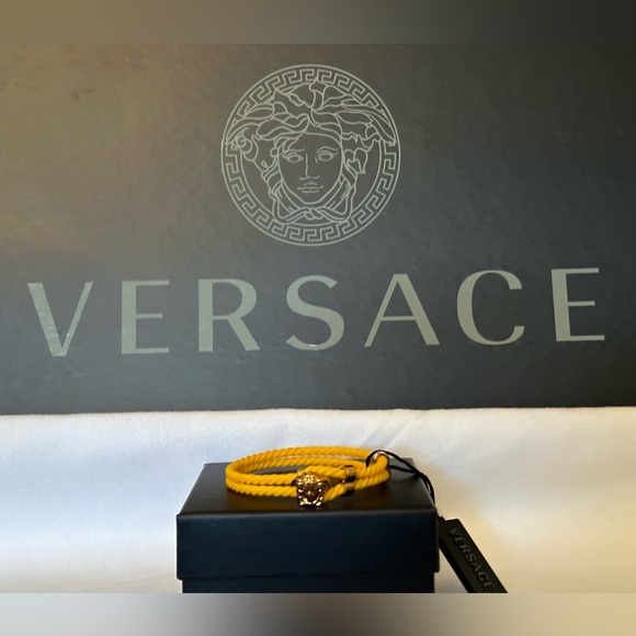 Versace Medusa braided bracelet NEW (AUTHENTIC) - Picture 11 of 16